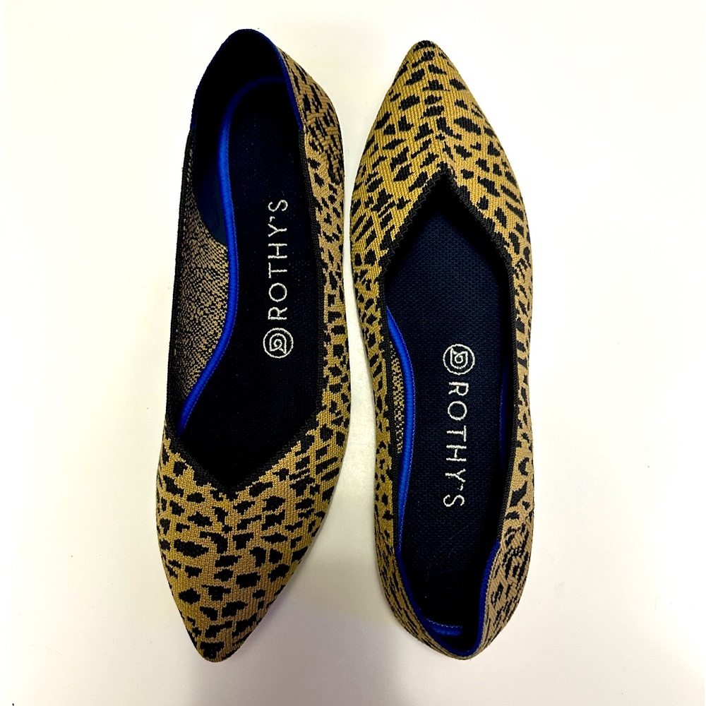 Rothy’s The Point Animal Print Shoes